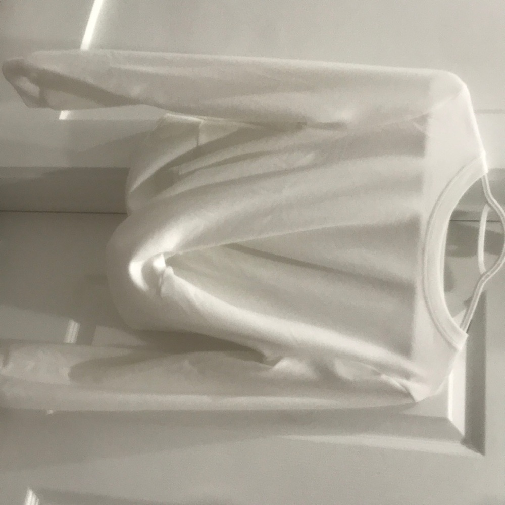 Im selling this super cute white Zara crop top